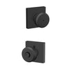 Schlage Bowery Knob Bed & Bath Lock Collins Trim