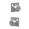 Schlage Bowery Knob Bed & Bath Lock Collins Trim