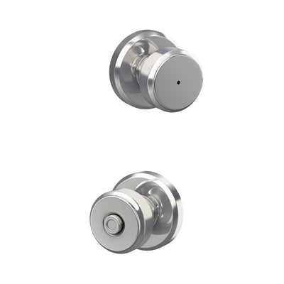 Schlage Bowery Knob Bed & Bath Lock Greyson Trim