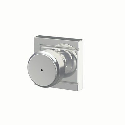 Schlage Bowery Knob Bed & Bath Lock Upland Trim