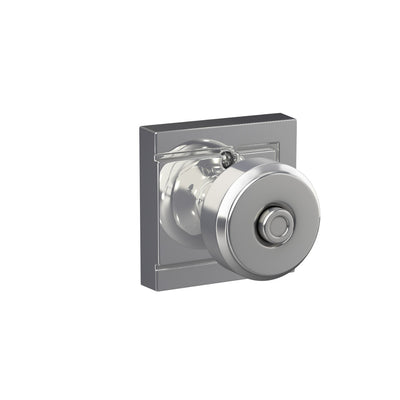 Schlage Bowery Knob Bed & Bath Lock Upland Trim