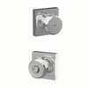 Schlage Bowery Knob Bed & Bath Lock Upland Trim