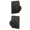 Schlage Bowery Knob Bed & Bath Lock Century Trim