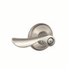 Schlage Champagne Lever Bed & Bath Lock Standard Trim