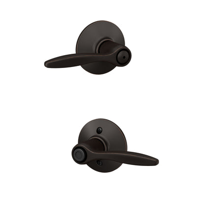 Schlage Deflayo Lever Bed & Bath Lock Standard Trim