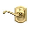 Schlage Flair Lever Bed & Bath Lock Camelot Trim