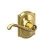 Schlage Flair Lever Bed & Bath Lock Camelot Trim