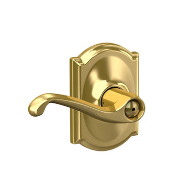 Schlage Flair Lever Bed & Bath Lock Camelot Trim