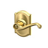 Schlage Flair Lever Bed & Bath Lock Camelot Trim