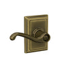 Schlage Flair Lever Bed & Bath Lock Addison Trim