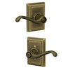 Schlage Flair Lever Bed & Bath Lock Addison Trim