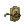 Schlage Flair Lever Bed & Bath Lock Camelot Trim