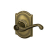 Schlage Flair Lever Bed & Bath Lock Camelot Trim