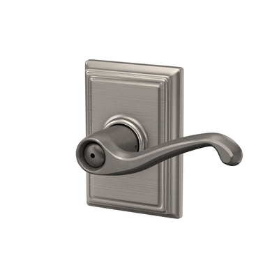 Schlage Flair Lever Bed & Bath Lock Addison Trim