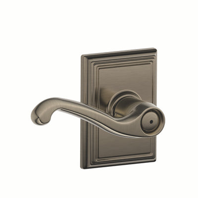 Schlage Flair Lever Bed & Bath Lock Addison Trim