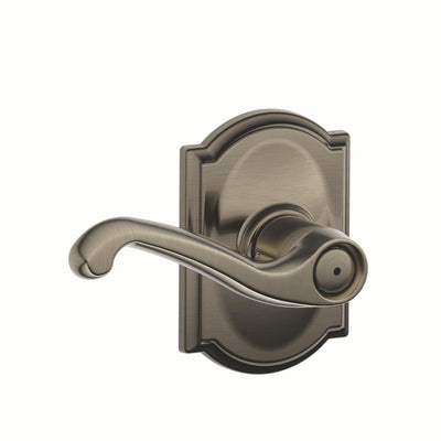 Schlage Flair Lever Bed & Bath Lock Camelot Trim