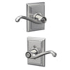 Schlage Flair Lever Bed & Bath Lock Addison Trim