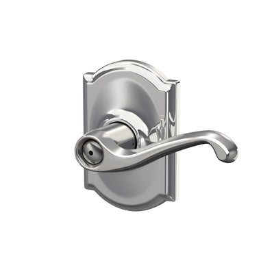 Schlage Flair Lever Bed & Bath Lock Camelot Trim