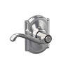 Schlage Flair Lever Bed & Bath Lock Camelot Trim