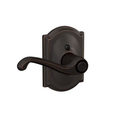 Schlage Flair Lever Bed & Bath Lock Camelot Trim