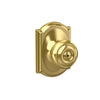 Schlage Georgian Knob Bed & Bath Lock Camelot Trim