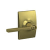 Schlage Latitude Lever Bed & Bath Lock Century Trim