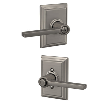 Schlage Latitude Lever Bed & Bath Lock Addison Trim