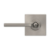 Schlage Latitude Lever Bed & Bath Lock Collins Trim