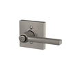 Schlage Latitude Lever Bed & Bath Lock Collins Trim