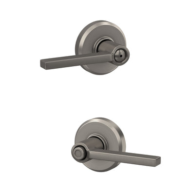 Schlage Latitude Lever Bed & Bath Lock Greyson Trim