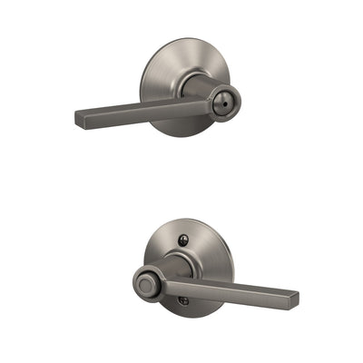 Schlage Latitude Lever Bed & Bath Lock Standard Trim