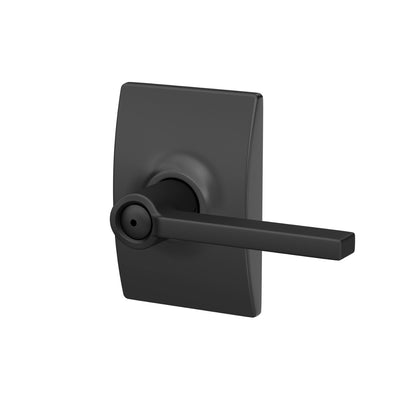 Schlage Latitude Lever Bed & Bath Lock Century Trim