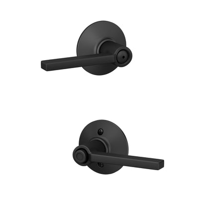 Schlage Latitude Lever Bed & Bath Lock Standard Trim