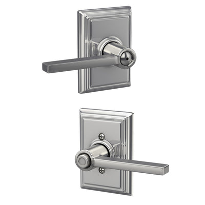 Schlage Latitude Lever Bed & Bath Lock Addison Trim