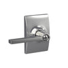 Schlage Latitude Lever Bed & Bath Lock Century Trim