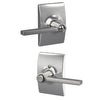 Schlage Latitude Lever Bed & Bath Lock Century Trim