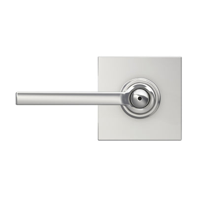 Schlage Latitude Lever Bed & Bath Lock Collins Trim