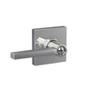 Schlage Latitude Lever Bed & Bath Lock Collins Trim