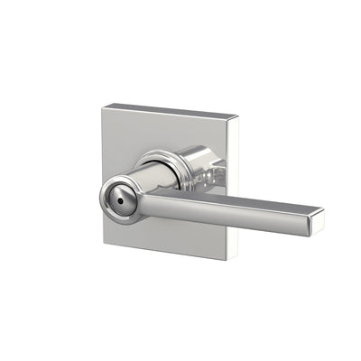 Schlage Latitude Lever Bed & Bath Lock Collins Trim