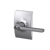 Schlage Latitude Lever Bed & Bath Lock Century Trim