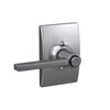 Schlage Latitude Lever Bed & Bath Lock Century Trim