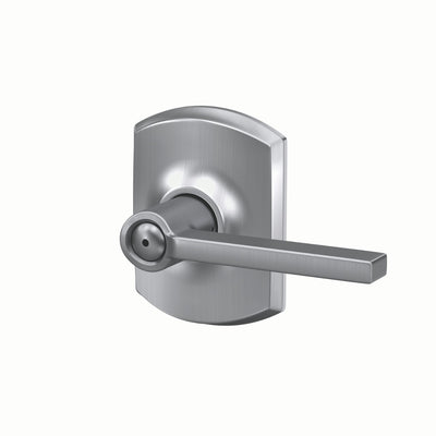 Schlage Latitude Lever Bed & Bath Lock Greenwich Trim