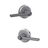 Schlage Latitude Lever Bed & Bath Lock Greyson Trim