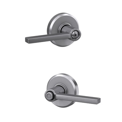 Schlage Latitude Lever Bed & Bath Lock Greyson Trim