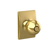 Schlage Orbit Knob & Bath Lock Century Trim