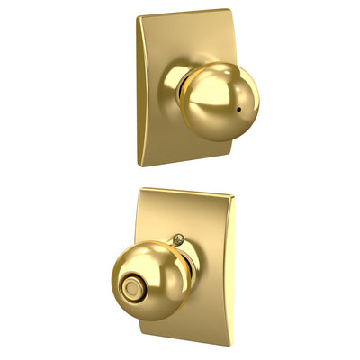 Schlage Orbit Knob & Bath Lock Century Trim