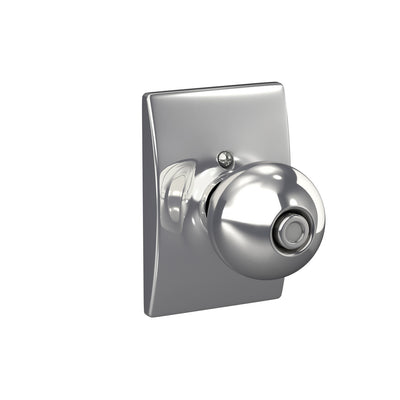 Schlage Orbit Knob & Bath Lock Century Trim