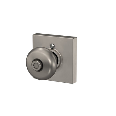 Schlage Plymouth Knob Bed & Bath Lock Collins Trim