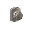 Schlage Plymouth Knob Bed & Bath Lock Greenwich Trim