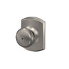 Schlage Plymouth Knob Bed & Bath Lock Greenwich Trim